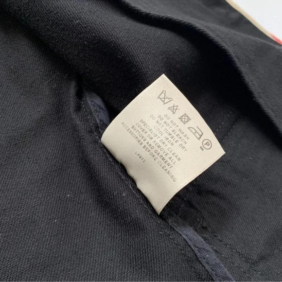 Burberry Black Blazer with Cream Piping - Picture 9 of 13